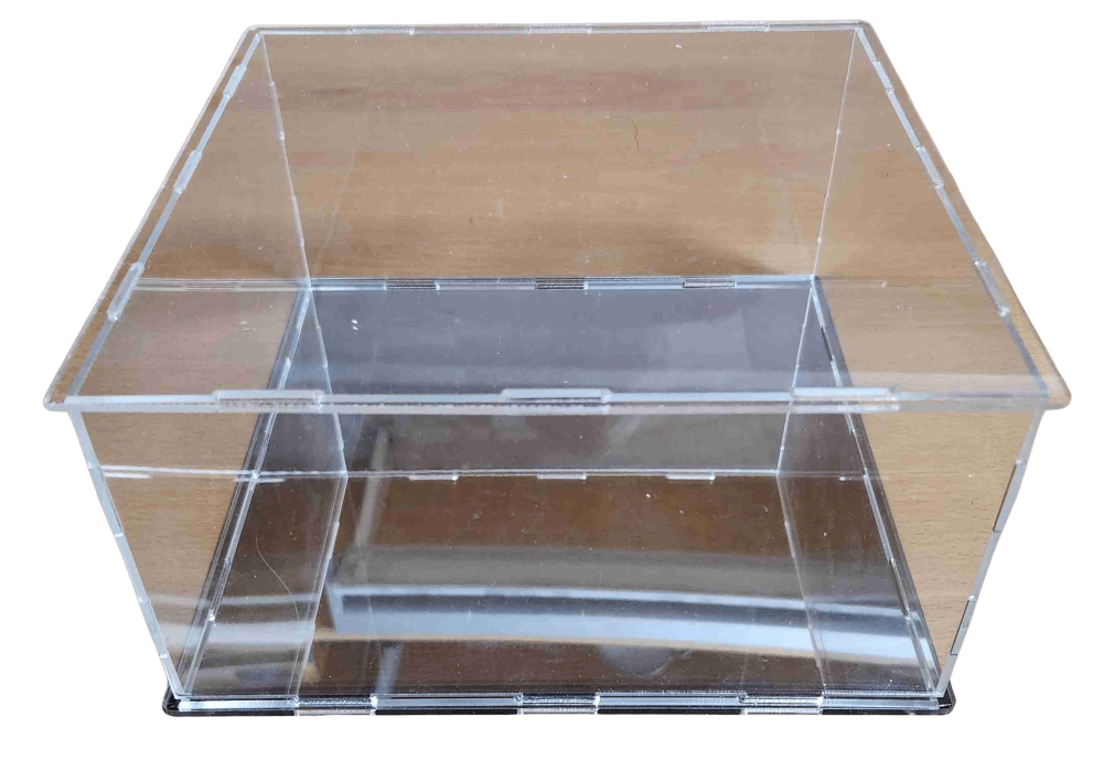 Plexisklová vitrína na modely 3mm (480x480x300)DV