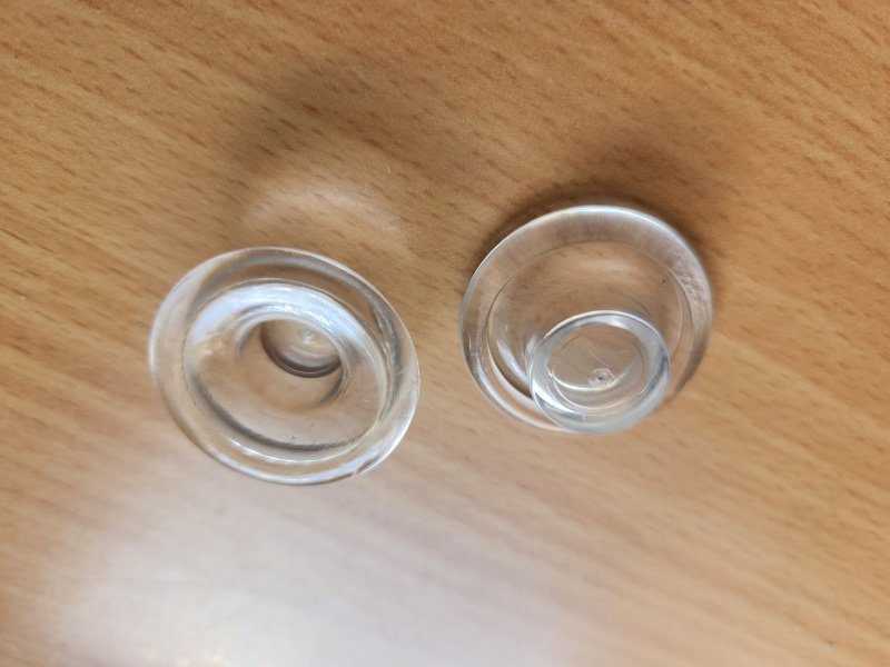 Plexi knoflík M 30x14mm