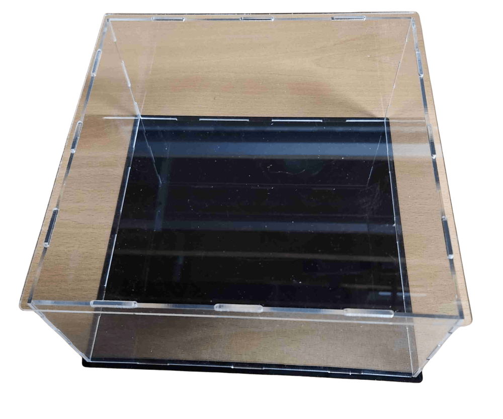 Plexisklová vitrína na modely 3mm (480x480x300)DV