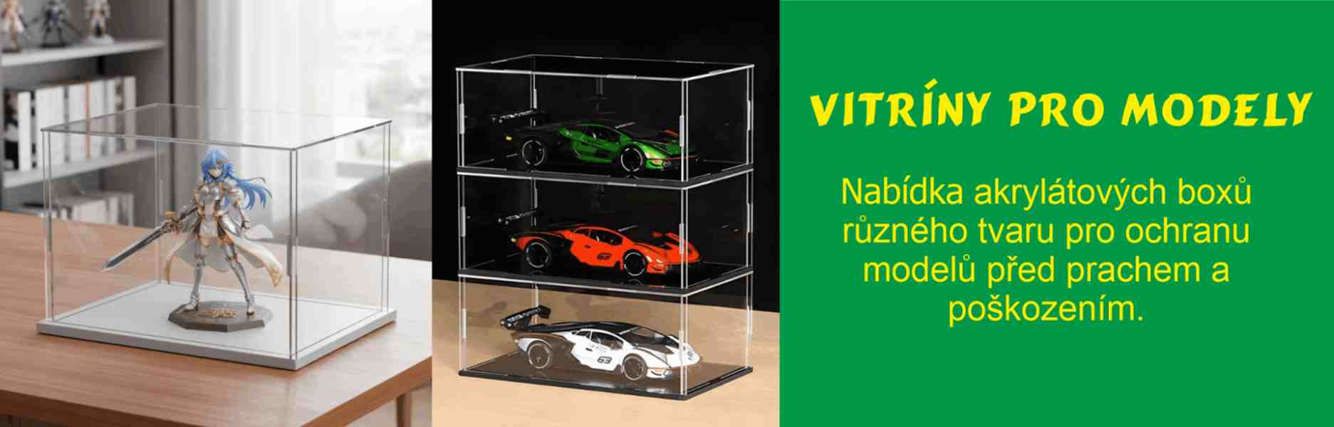 VITRÍNY PRO MODELY